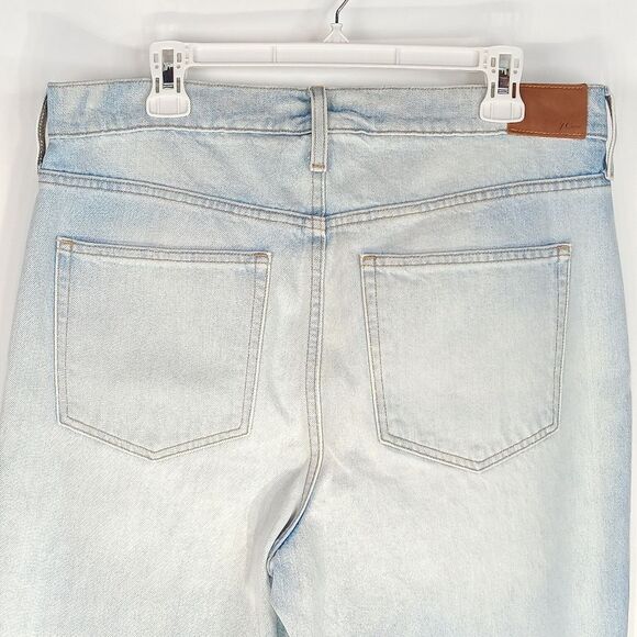 J.CREW Women’s Light Wash Classic Straight Jeans Size 32 High Rise Cotton Denim - Picture 9 of 13